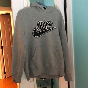 Gray Nike Trendy Hoodie Sweatshirt